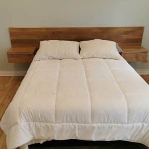 Tête de lit en bois sur mesure